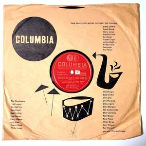 Dick Jurgens 78 RPM "You'd Be So Nice To Come Home To" Columbia E 1943 Jazz Pop